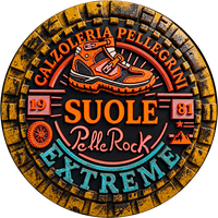 Logo PelleRock Suole Extreme - Calzoleria Pellegrini